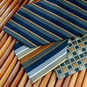 EUC ROBERTO VILLINI  - BUNDLE of 3 - Various Patterns - 100% Silk Neck Ties